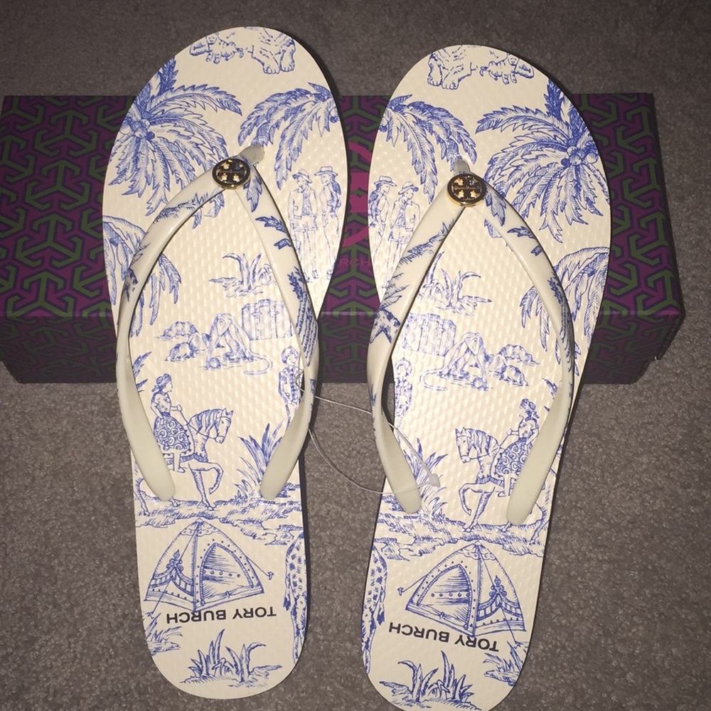 Tory Burch Far and Away Flip Flops - Picture 8 of 8